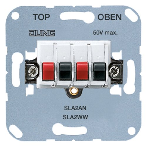 Розетка аудио без накладки без рамки Jung 2-м. картинка